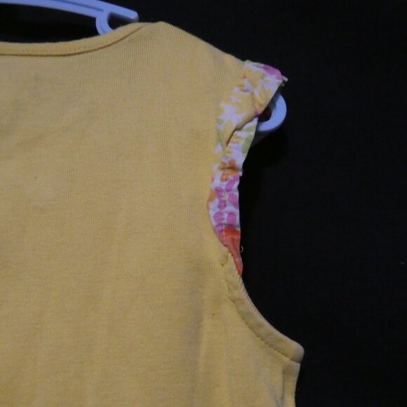GYMBOREE | size 5 | Yellow Sleeveless Top with Floral Design - Picture 11 of 14